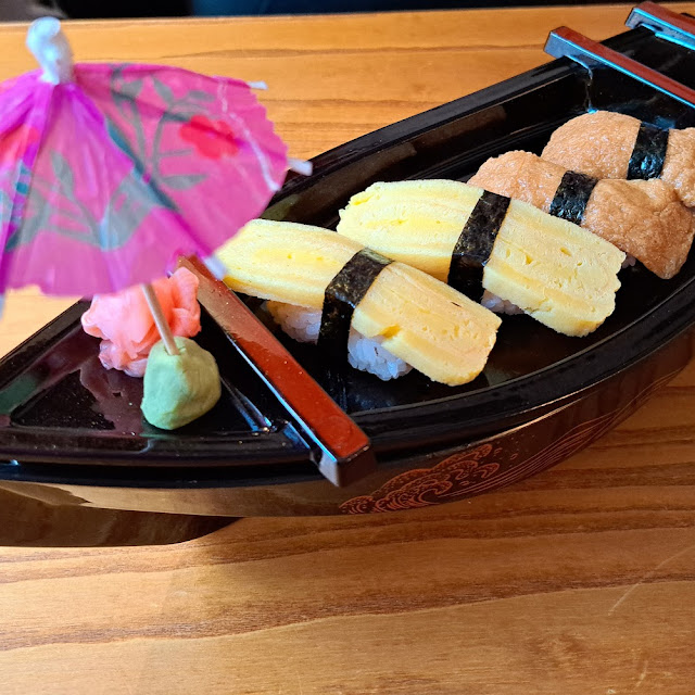 Tomago Nigiri and Inari Nigiri