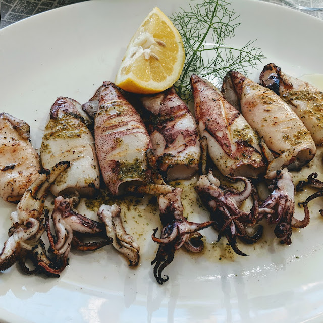 Grilled Baby Squids