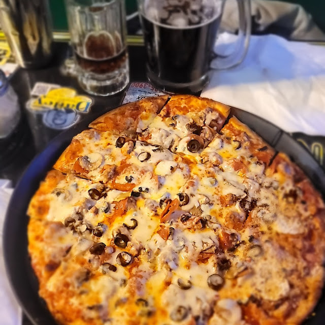 Meat Lovers with Chicago Style Extra Thin Crust Cheese Pizza