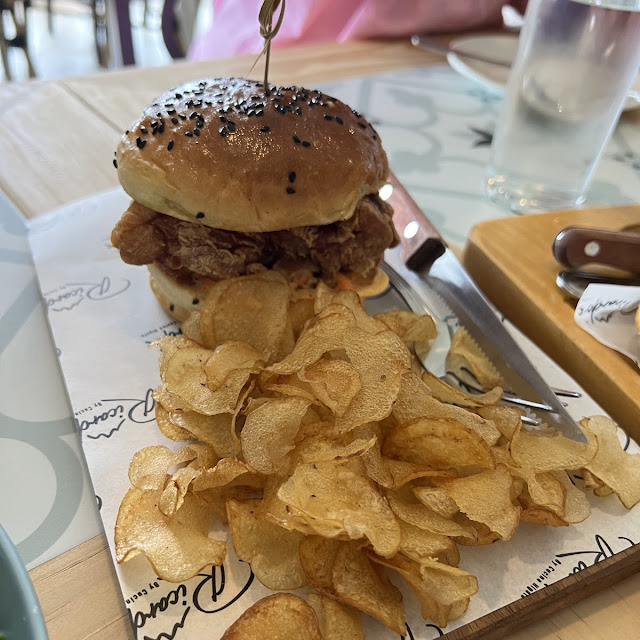 Burger and Chips