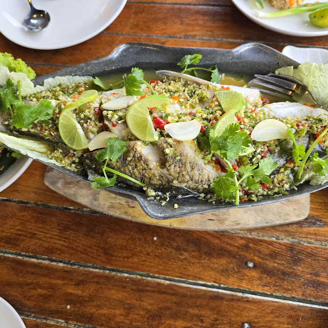 Steam Sea Bass in Lime and Lemon Sauces