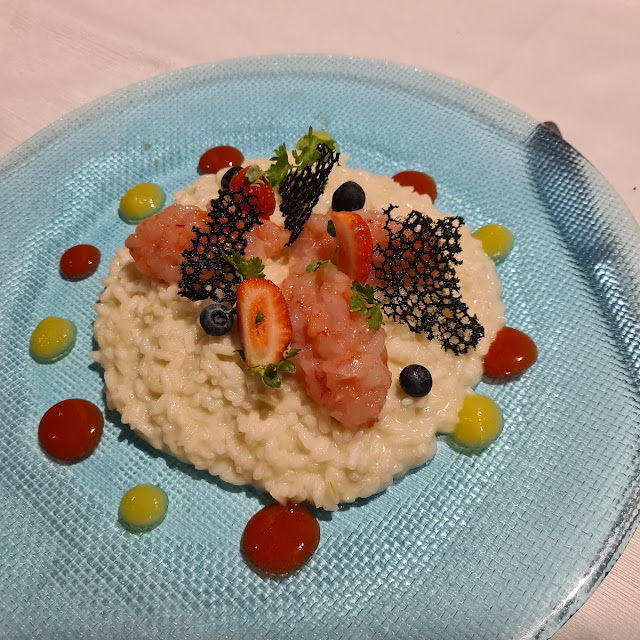 Risotto Al Berlucchi Con Tartara Di Gamberi