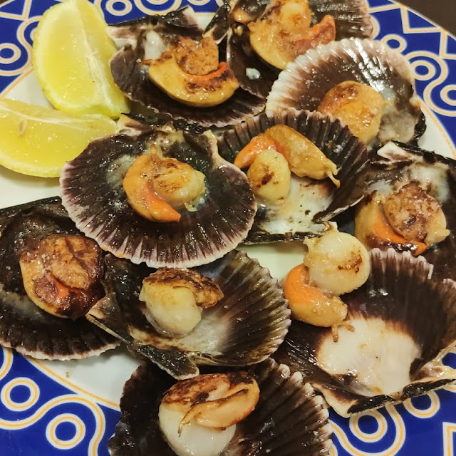 Zamburiñas A la Plancha