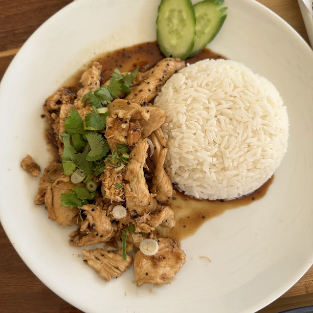 Garlic and Chicken with Rice