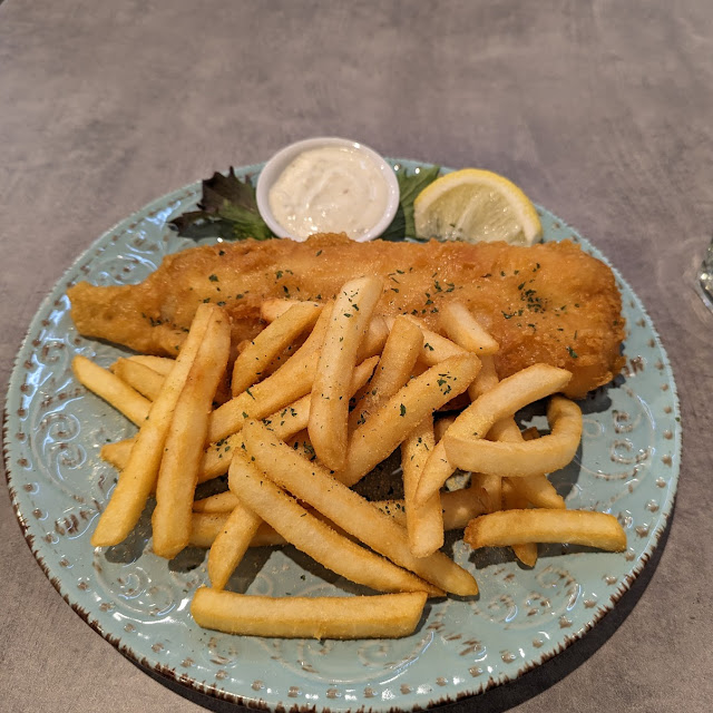 Crumbed Fish with Chips