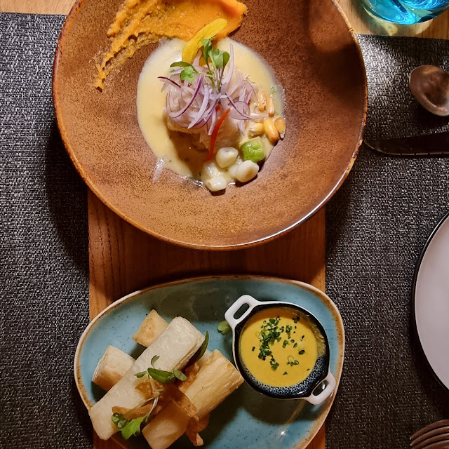 Ceviche De Dorada Y Pulpo Con Aji Amarillo