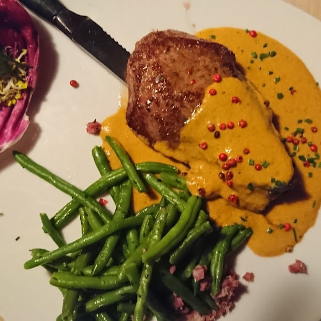 Rumpsteak On A Pepper-whisky-creamsauce