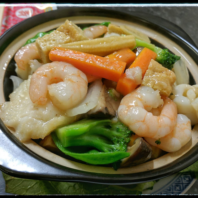 Seafood and Tofu Hot Pot