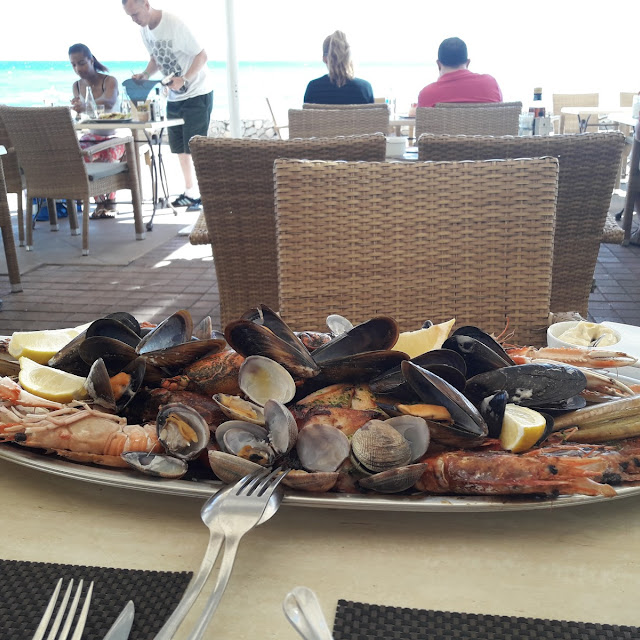 Grigliata Di Crostacei Con Frutti Di Mare