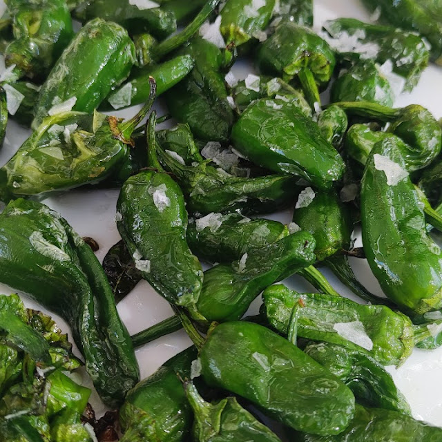 Green Peppers Grilled