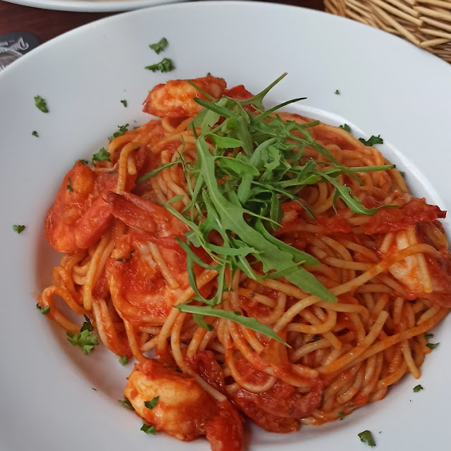 Spaghetti Mit Scampis