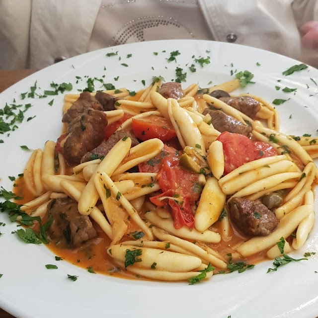 Fusilli Mit Rinderfilet