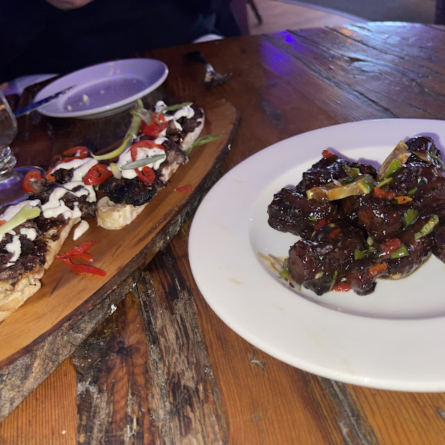 Hanger Steak Crostinis