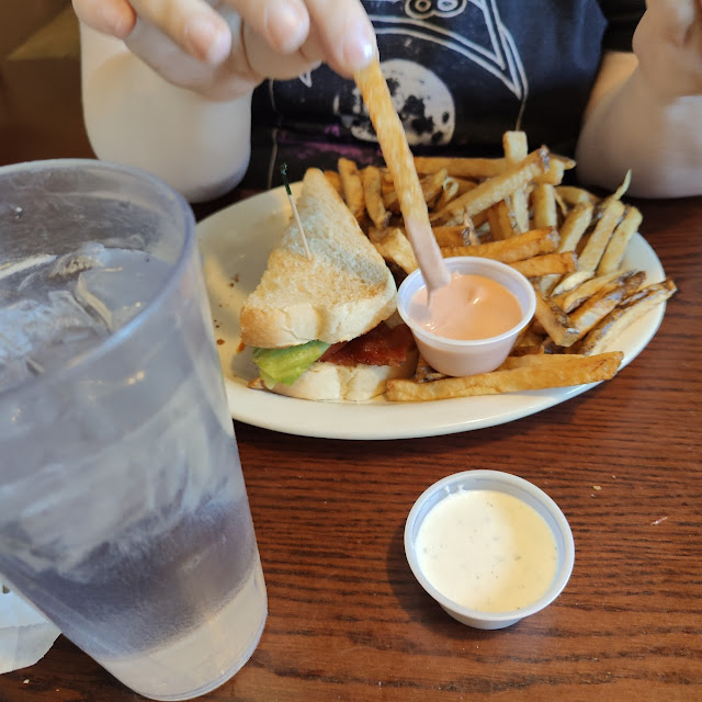 Turkey Club with Fries