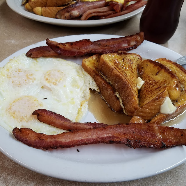 3 Eggs French Toast Special with Bacon