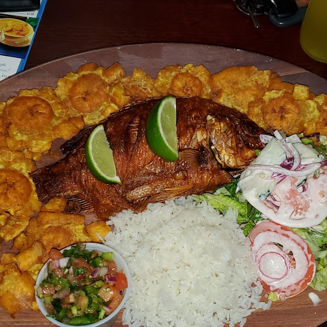 Fried Fish with Plantains