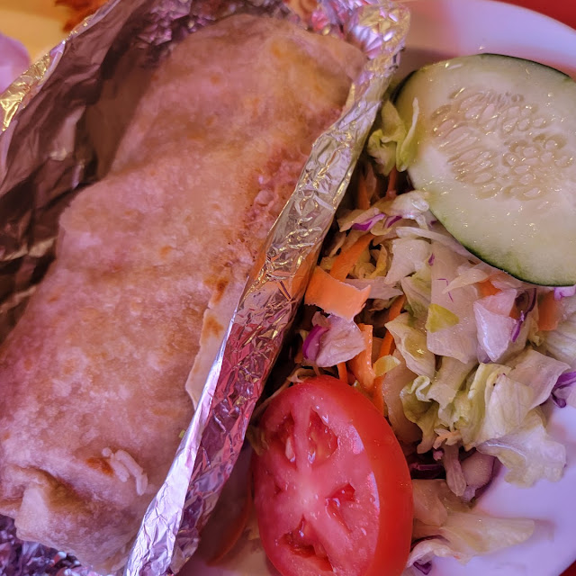 Shrimp Burrito Plate