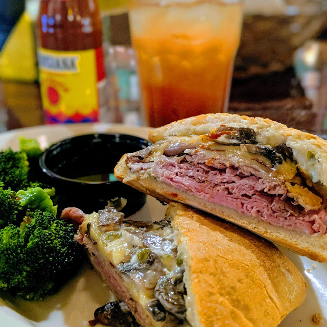 Steak and Mushroom Sandwich
