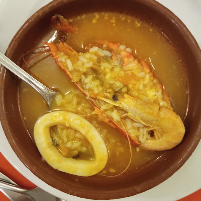 Arroz Caldoso Con Bogabante
