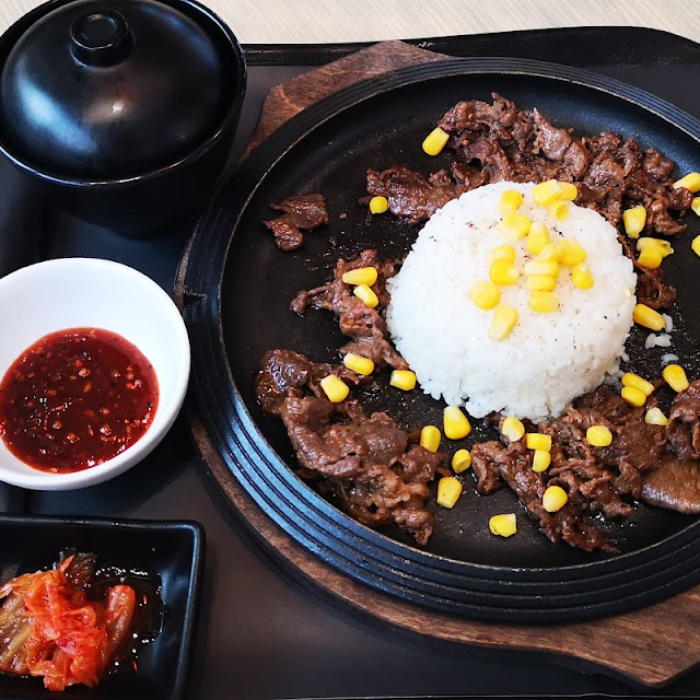 Beef with Sizzling Rice Set