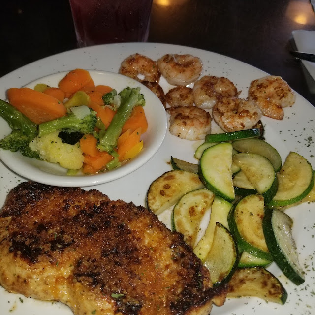 Parmesan Crusted Chicken with Shrimp