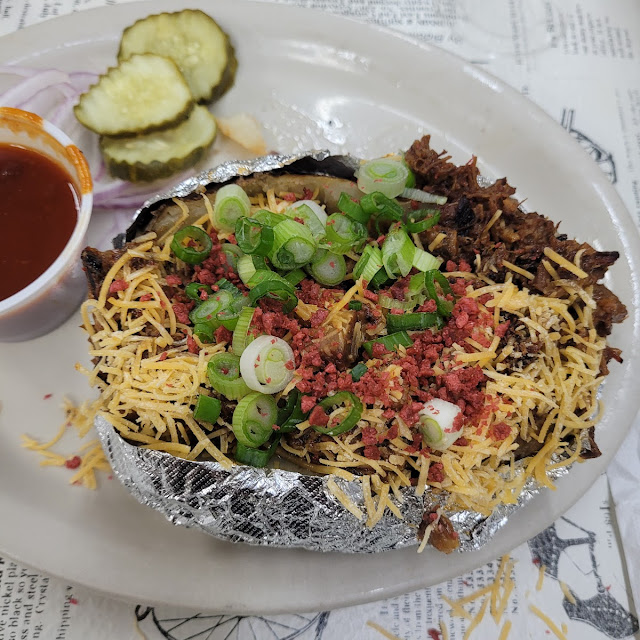 Loaded Baked Potato with Beef
