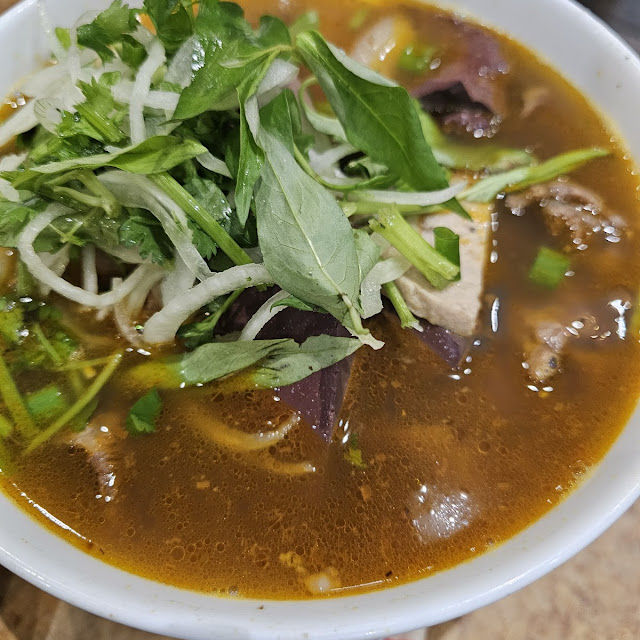 Spicy Pork Soup Bun Bo Hue