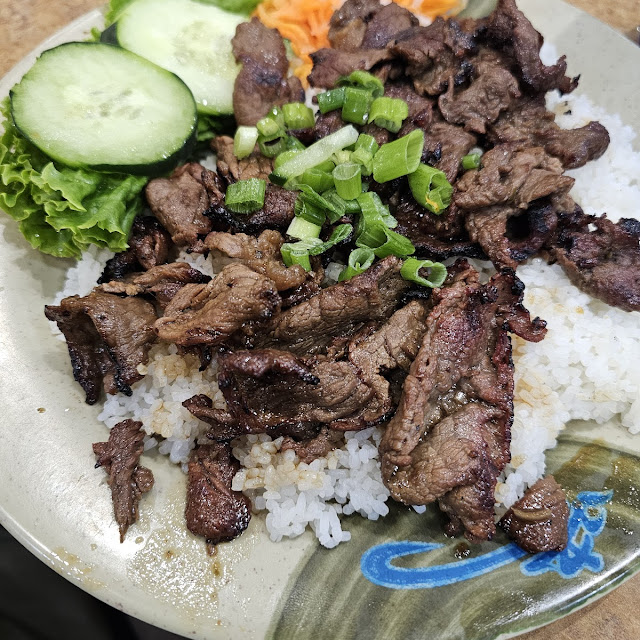 Sliced Pork Rice Plate