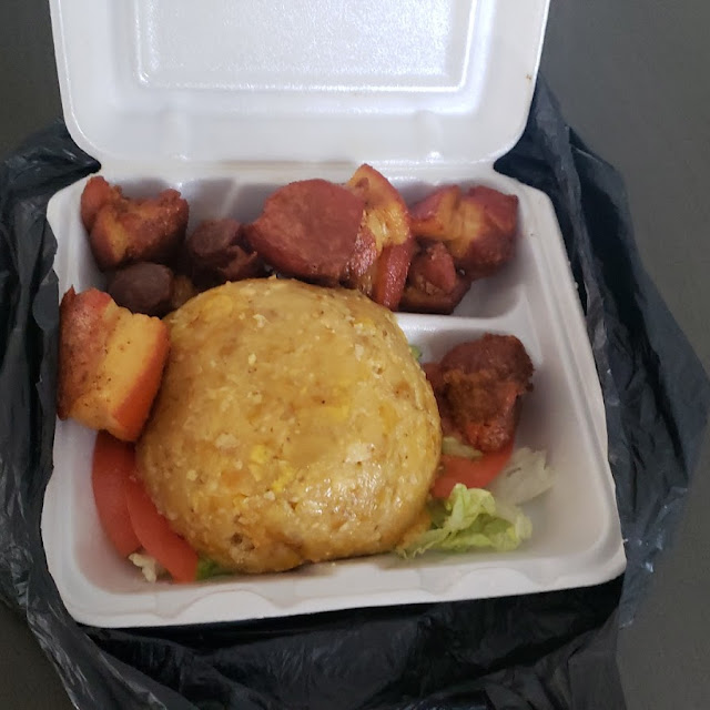 Mofongo Con Carne Frita