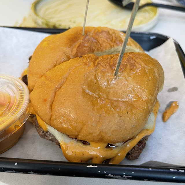 Mushroom Beef Burger Double