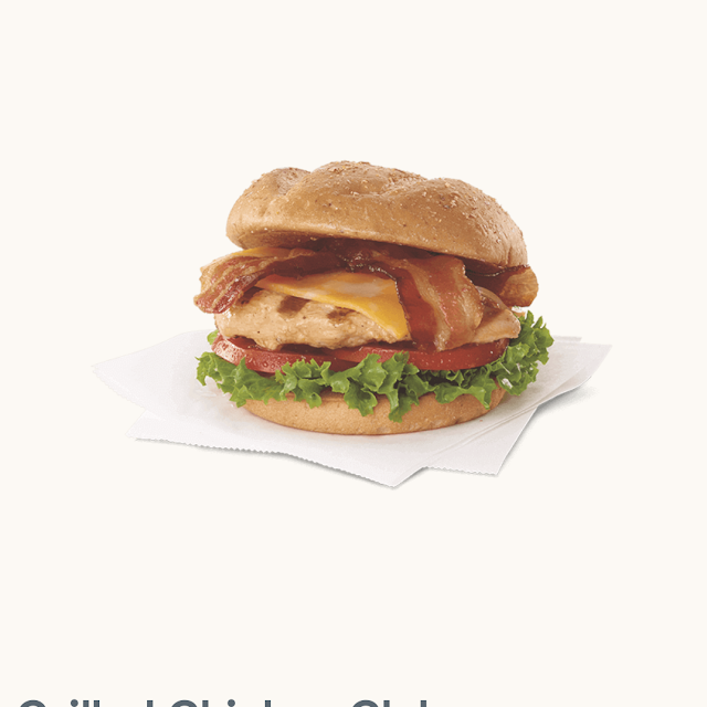 Chick-Fil-A Grilled Chicken Club Sandwich