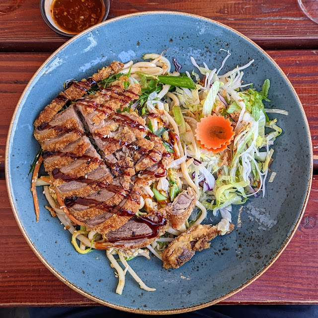Udon Nudeln Mir Ente Kross