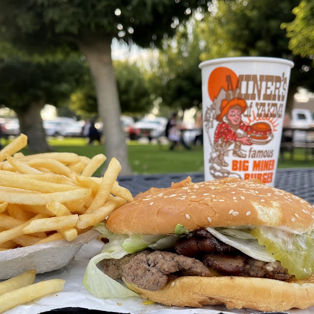 Bacon Bacon Cheeseburger and Fries