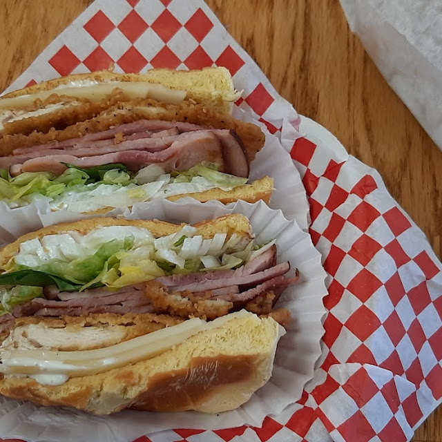 Chicken Ham & Swiss Burger