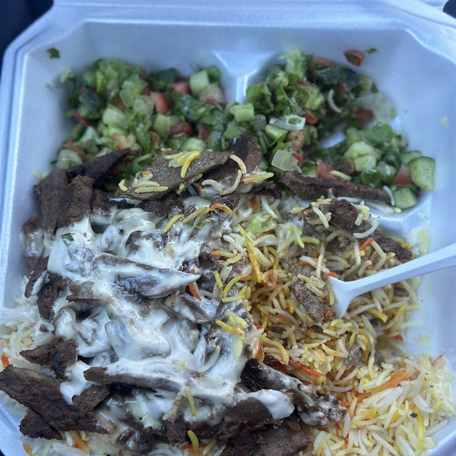 Beef Lamb over Rice