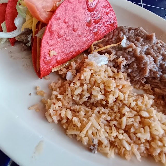 Red Tacos Plate