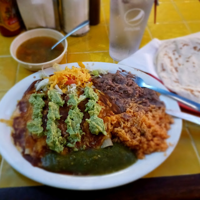 Beef Enchiladas Plate