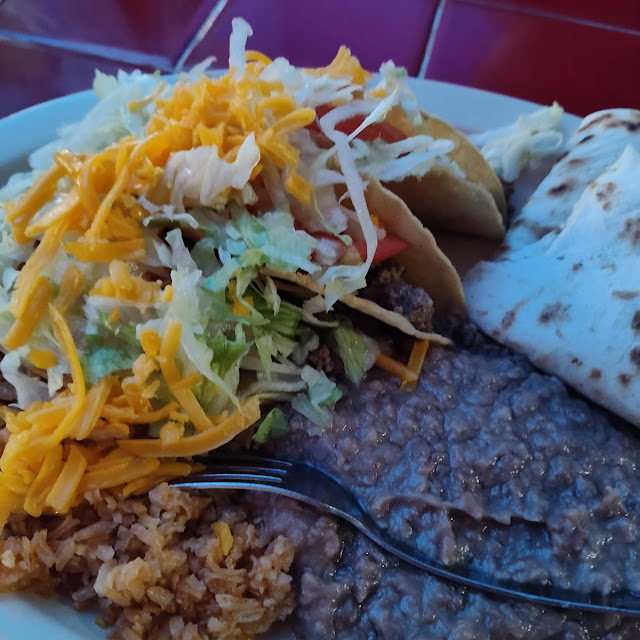 Taco Dinner w Beans and Rice