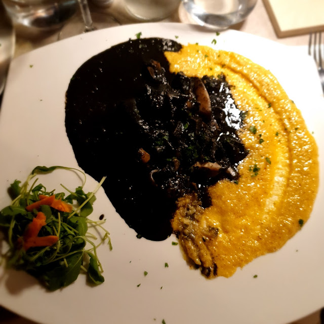 Seppie Alla Veneziana Con Polenta