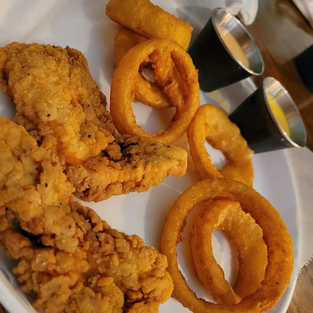 Chicken Strips & French Fries Tater Tots or Onion Rings