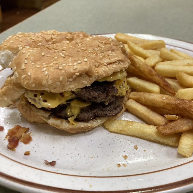 Bacon Double Cheeseburger with Fries