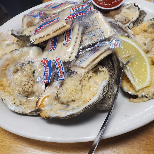 Seasoned Oysters on the Half Shell
