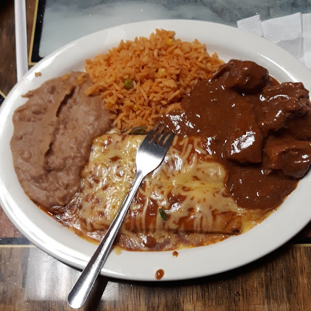 With Rice & Refried Beans