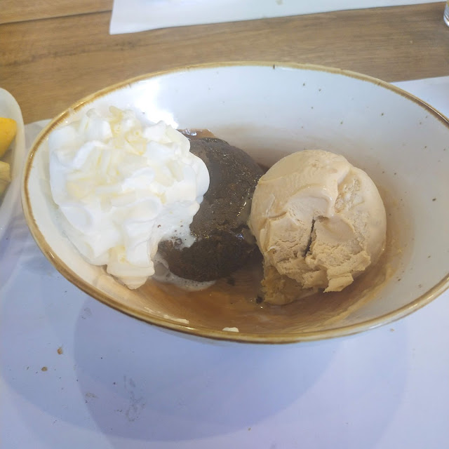 Coulant Con Helado de Vainilla Y Cafe