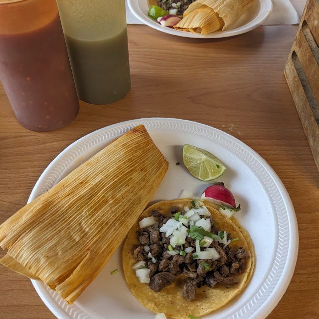 Tamale and Street Taco