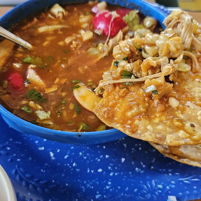 Posole Enchiladas