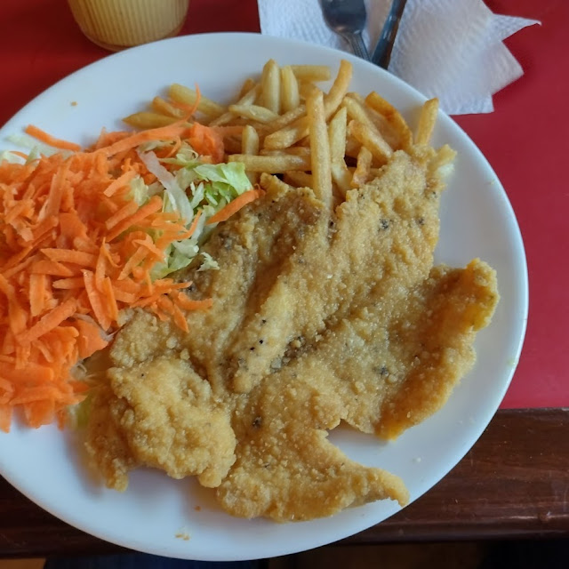 Milanesa Con Papas A la Francesa