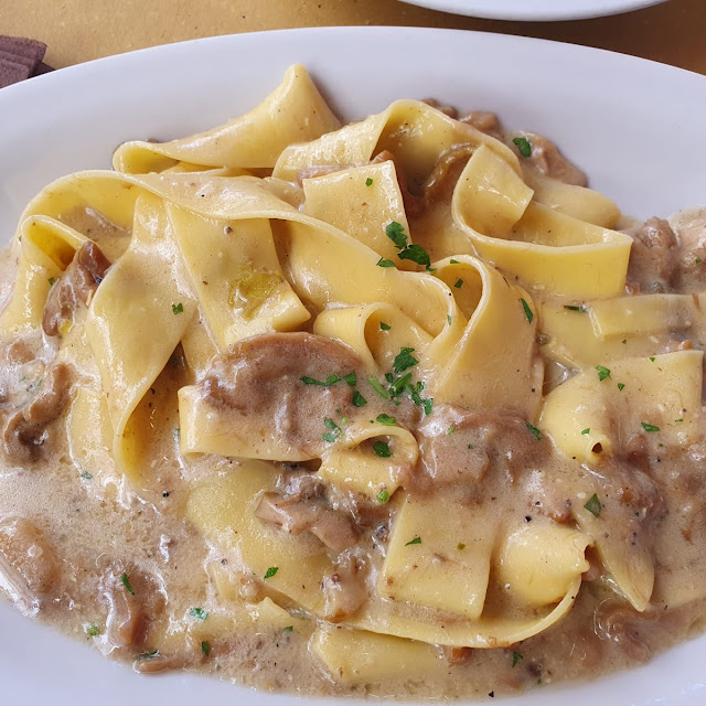Pappardelle Truffles And Porcini Mushrooms