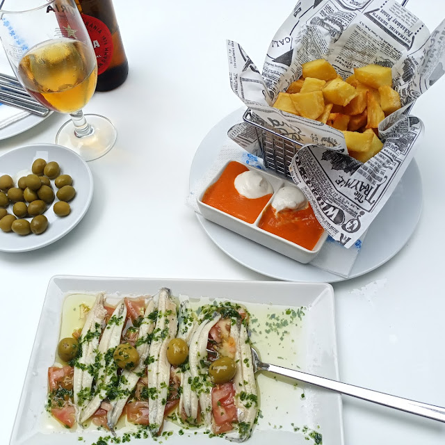Bravas Y Boquerones En Vinagre