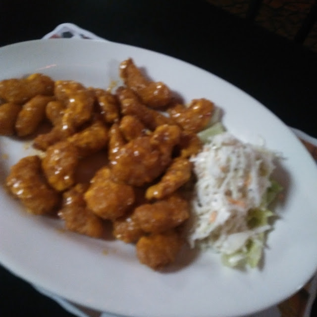 Boom Boom Shrimp and Coleslaw